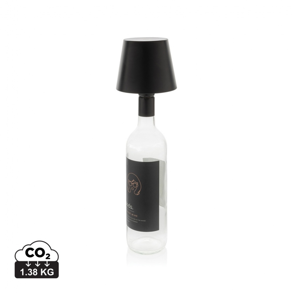 Logo trade promotional items picture of: BottleGlow RCS recycled plastic bottle lamp