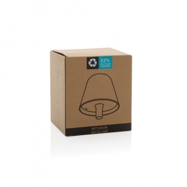 Logo trade advertising product photo of: BottleGlow RCS recycled plastic bottle lamp