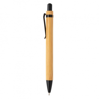 Logo trade business gifts image of: Bamboo pen