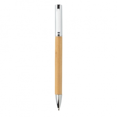 Logo trade advertising products image of: Modern bamboo pen