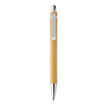Logo trade promotional gifts image of: Pynn bamboo infinity pen