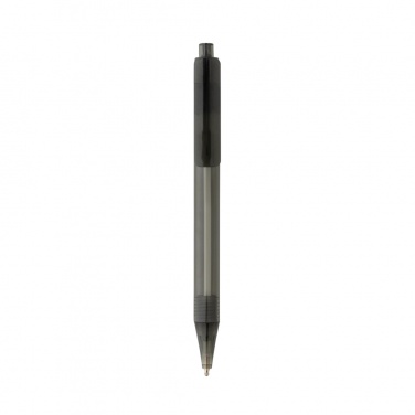 Logo trade promotional items image of: GRS RPET X8 transparent pen