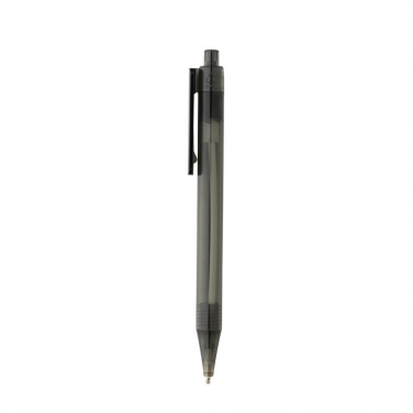 Logo trade promotional merchandise picture of: GRS RPET X8 transparent pen