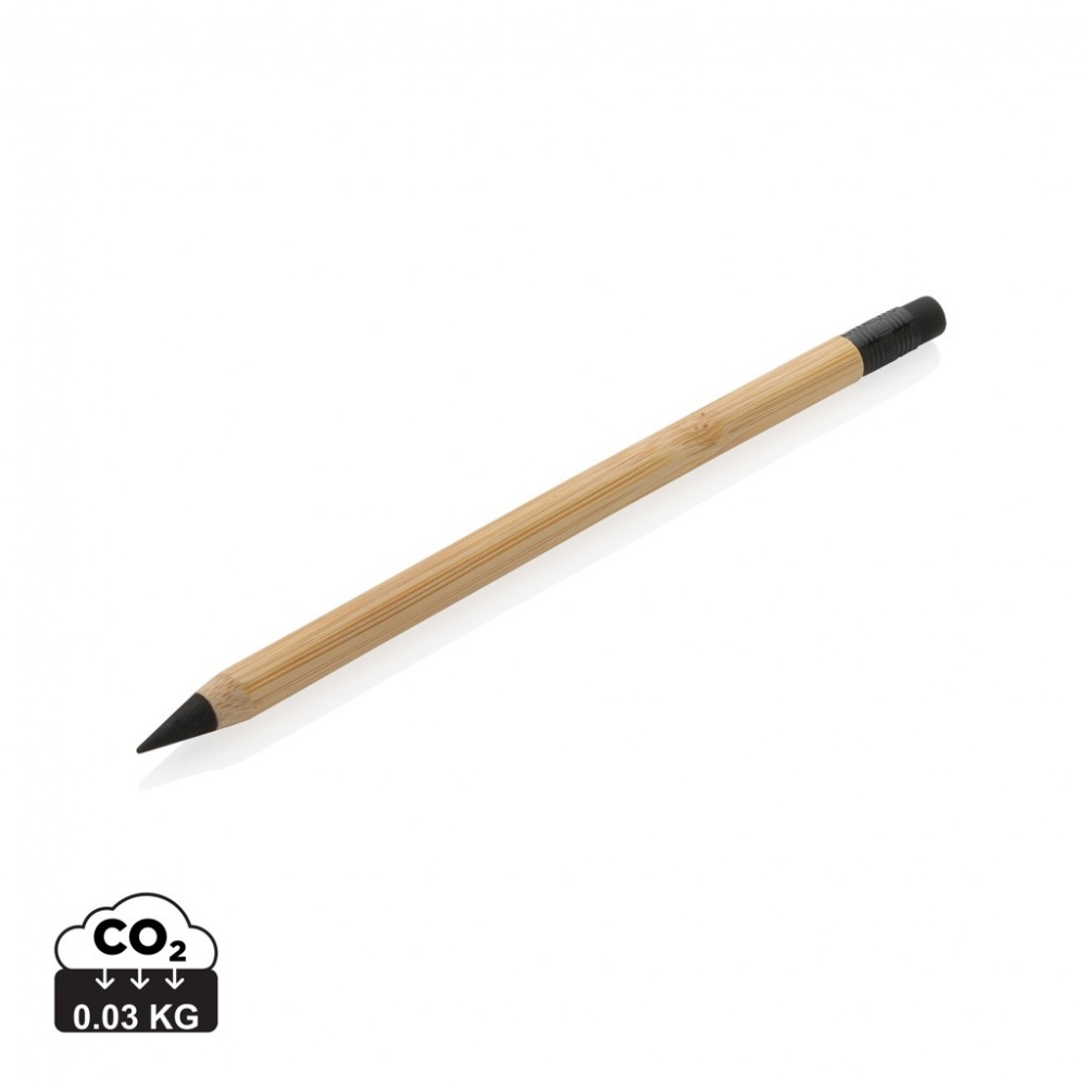 Logotrade corporate gift image of: Bamboo infinity pencil with eraser