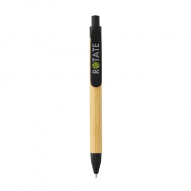 Logotrade promotional giveaway picture of: Write responsible recycled paper barrel pen