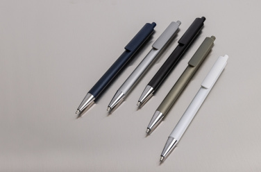 Logo trade promotional gift photo of: Amisk RCS certified recycled aluminum pen