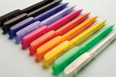 Logo trade promotional gifts image of: Devin GRS certified RABS pen transparent