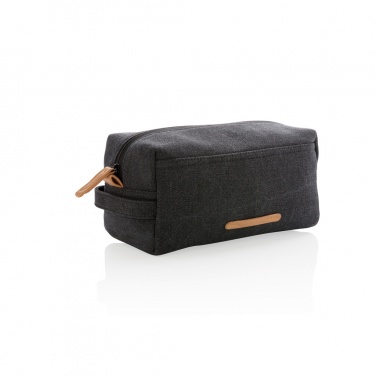 Logotrade business gift image of: Canvas toiletry bag PVC free