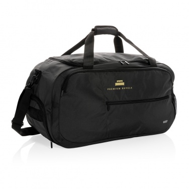 Logo trade promotional items picture of: Swiss Peak AWARE™ RPET sports duffel bag