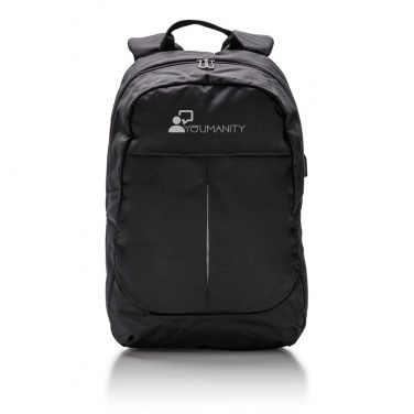 Logo trade corporate gifts picture of: Power USB laptop backpack