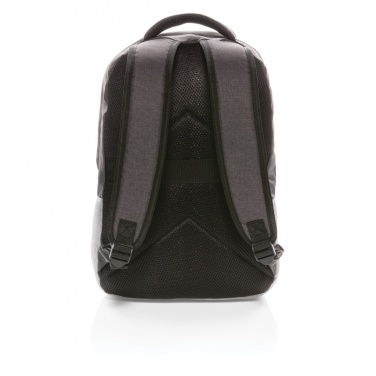 Logo trade advertising products image of: Duo colour RPET 15.6" RFID laptop backpack PVC free