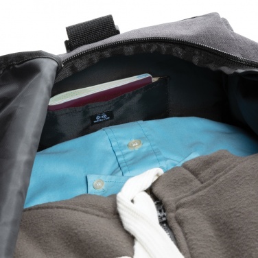 Logotrade promotional item picture of: Duo colour RPET 15.6" RFID laptop backpack PVC free