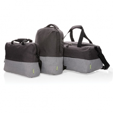 Logotrade business gifts photo of: Duo colour RPET 15.6" RFID laptop backpack PVC free