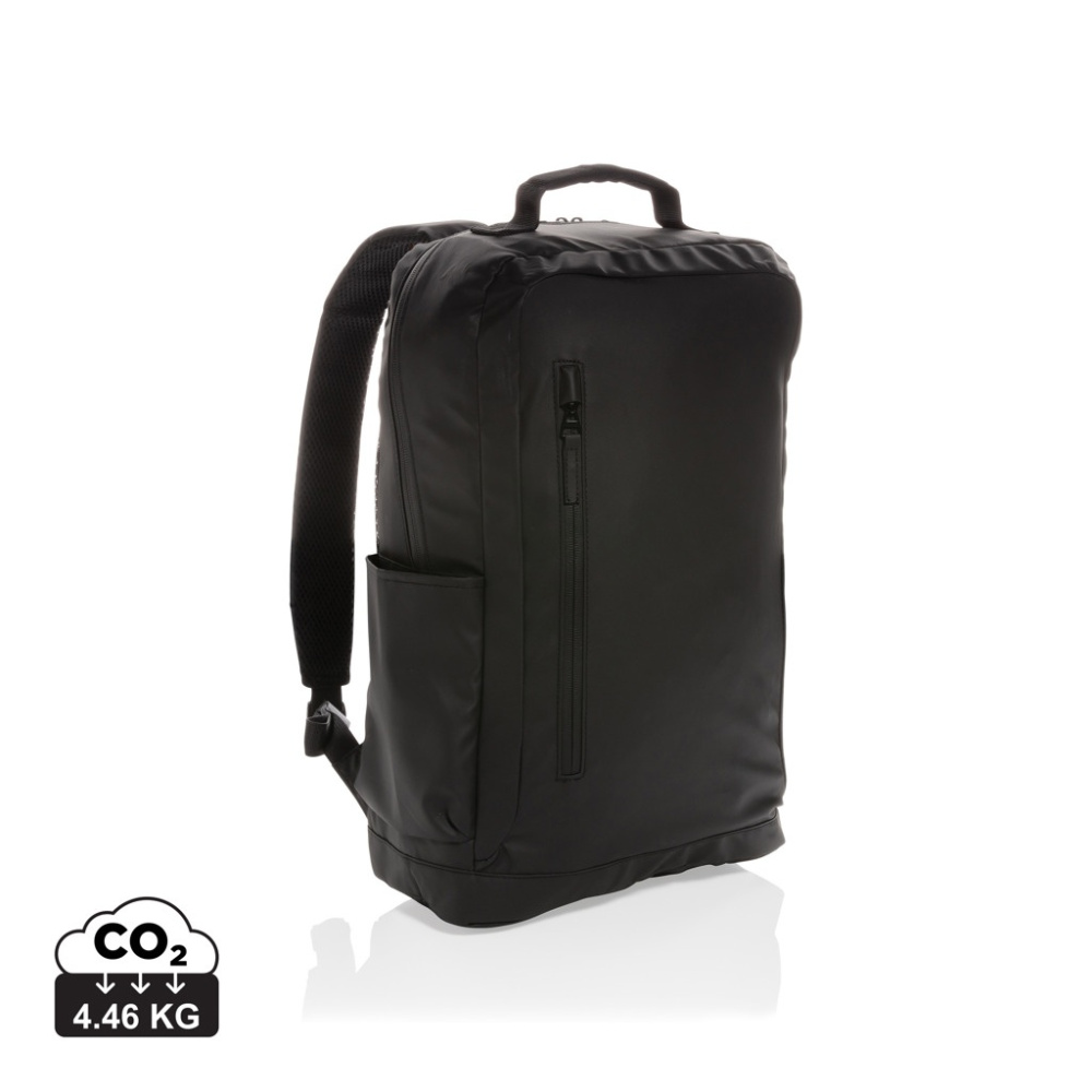 Logotrade business gifts photo of: Fashion black 15.6" laptop backpack PVC free