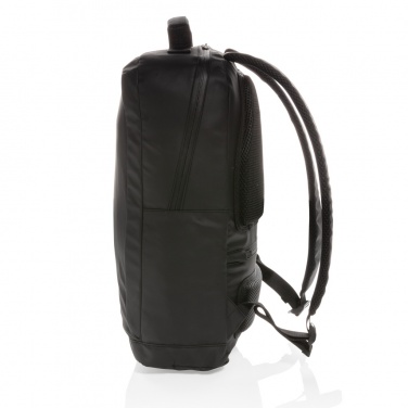 Logo trade advertising product photo of: Fashion black 15.6" laptop backpack PVC free