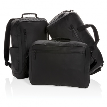 Logo trade corporate gift photo of: Fashion black 15.6" laptop backpack PVC free