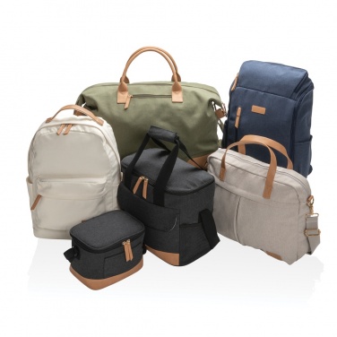 Logo trade promotional merchandise image of: Impact AWARE™ 16 oz. recycled canvas backpack