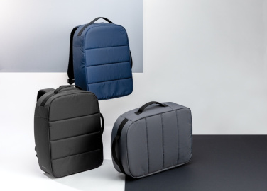 Logo trade promotional products image of: Impact AWARE™ RPET anti-theft 15.6" laptop backpack