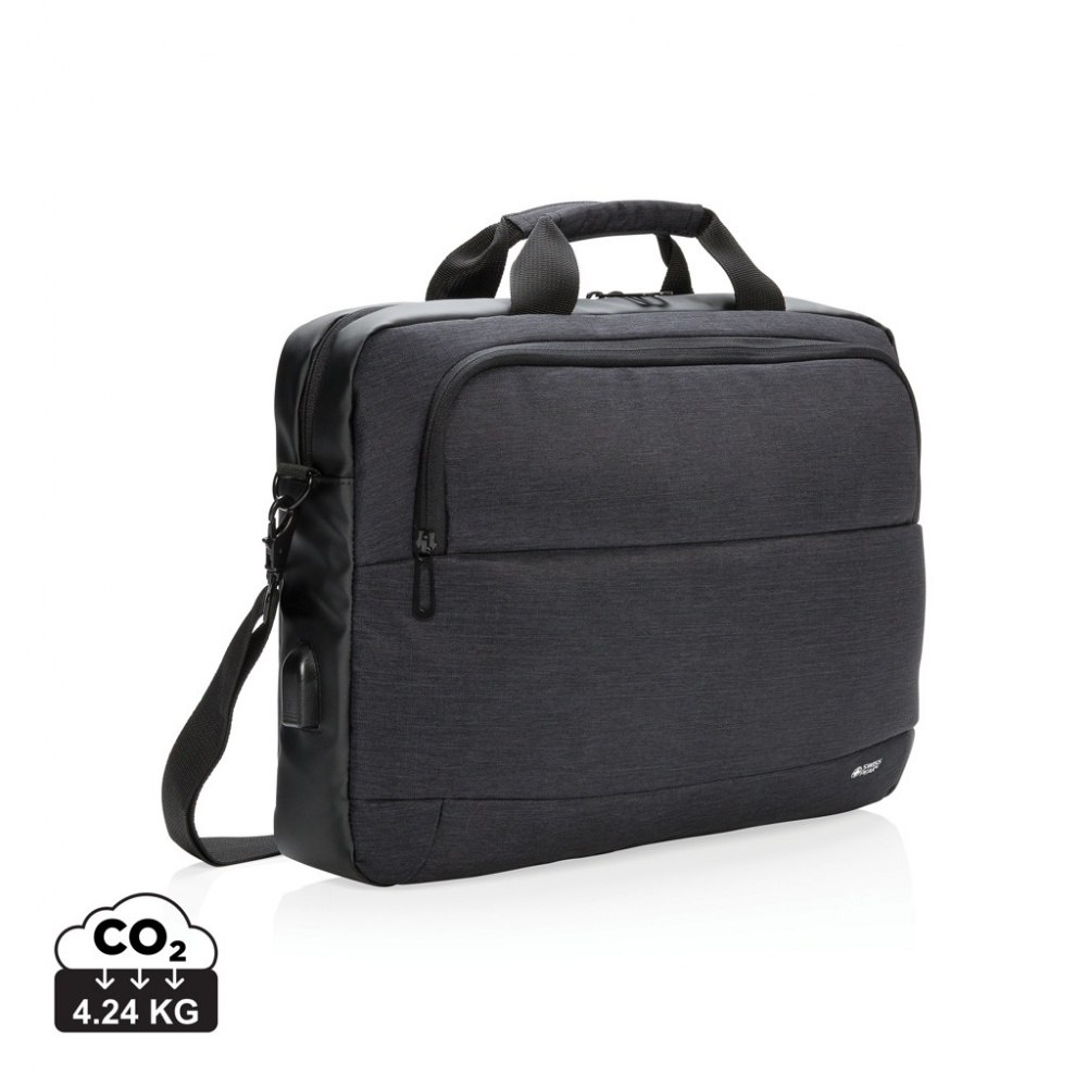 Logo trade business gifts image of: Modern 15” laptop bag