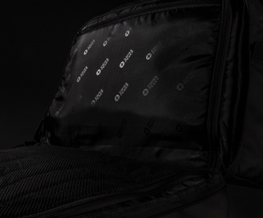 Logotrade promotional product picture of: Swiss Peak RFID duffle with suitcase opening