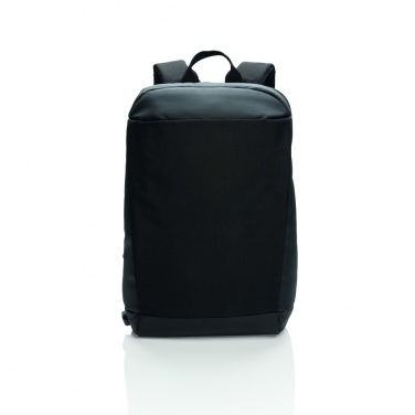 Logo trade business gift photo of: Madrid anti-theft RFID USB laptop backpack PVC free