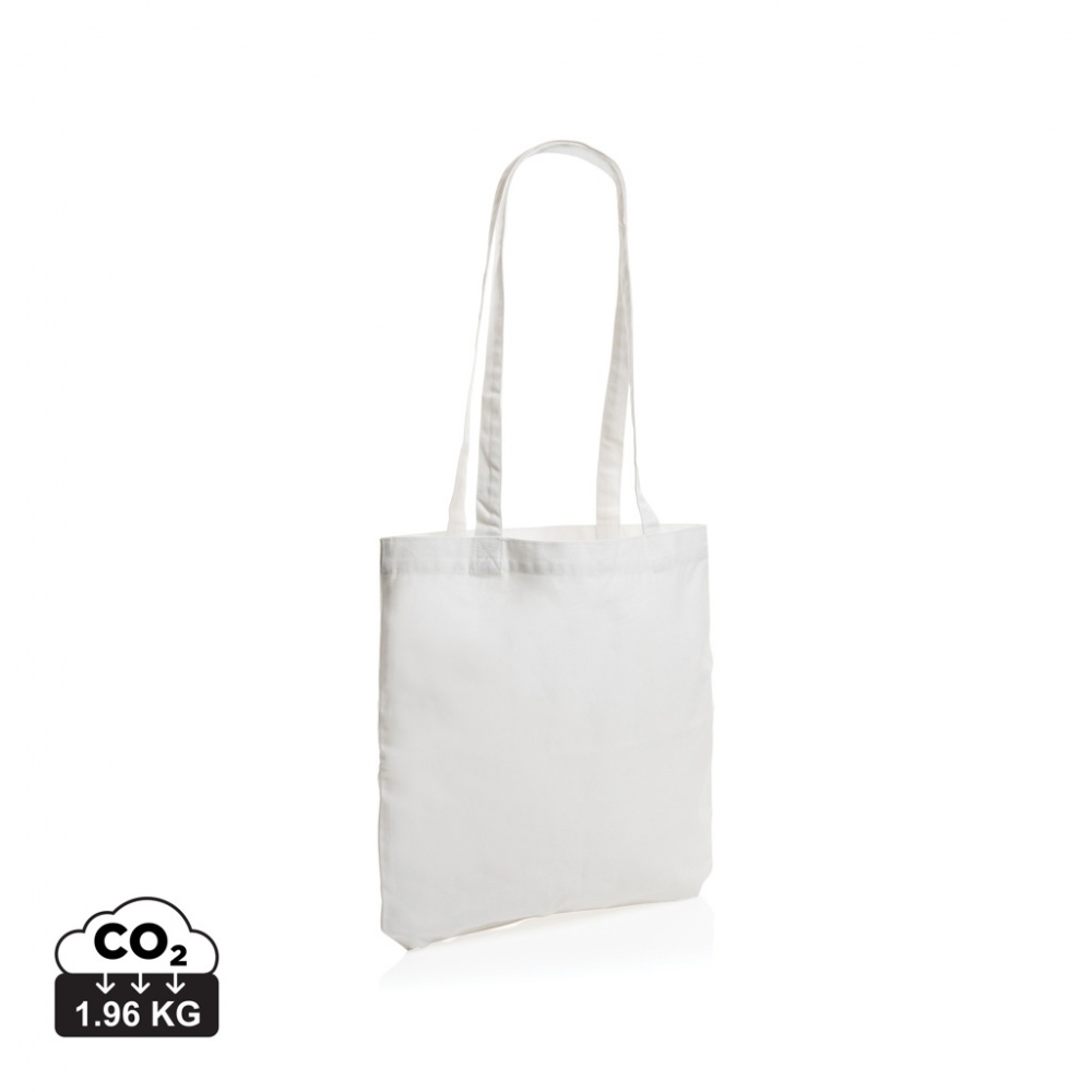 Logo trade promotional products image of: Impact AWARE™ recycled cotton tote 330 gsm