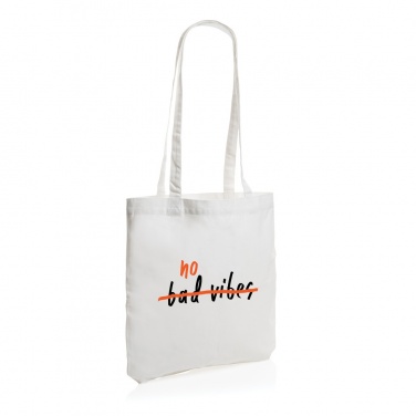 Logo trade corporate gifts picture of: Impact AWARE™ recycled cotton tote 330 gsm