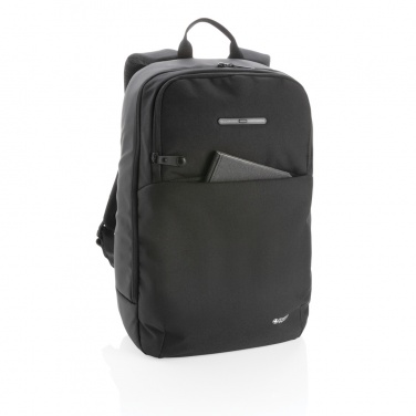Logotrade promotional gift picture of: Swiss Peak laptop backpack with UV-C steriliser pocket