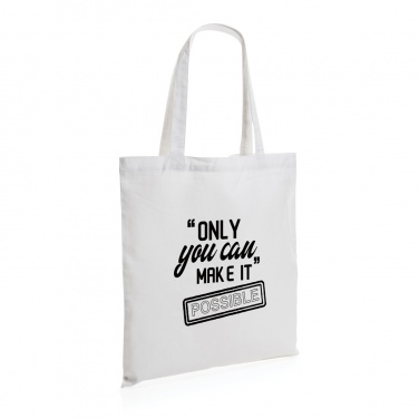 Logo trade promotional products picture of: Impact AWARE™ Recycled cotton tote 145g
