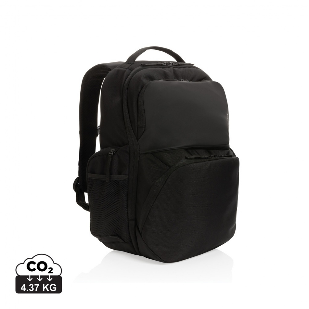 Logo trade promotional items picture of: Swiss Peak AWARE™ RPET 15.6 inch commuter backpack