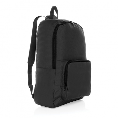 Logo trade promotional gift photo of: Dillon AWARE™ RPET foldable classic backpack