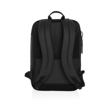 Logotrade promotional gift picture of: Armond AWARE™ RPET 15.6 inch deluxe laptop backpack