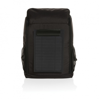 Logotrade corporate gifts photo of: Pedro AWARE™ RPET deluxe backpack with 5W solar panel