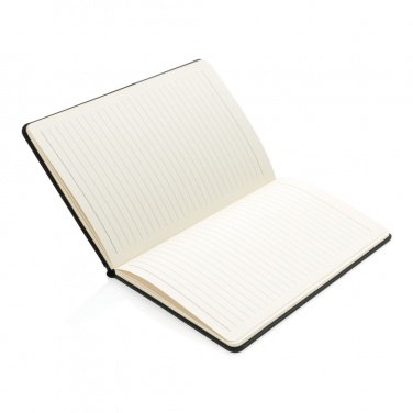 Logo trade promotional gifts picture of: A5 Deluxe notebook with smart pockets