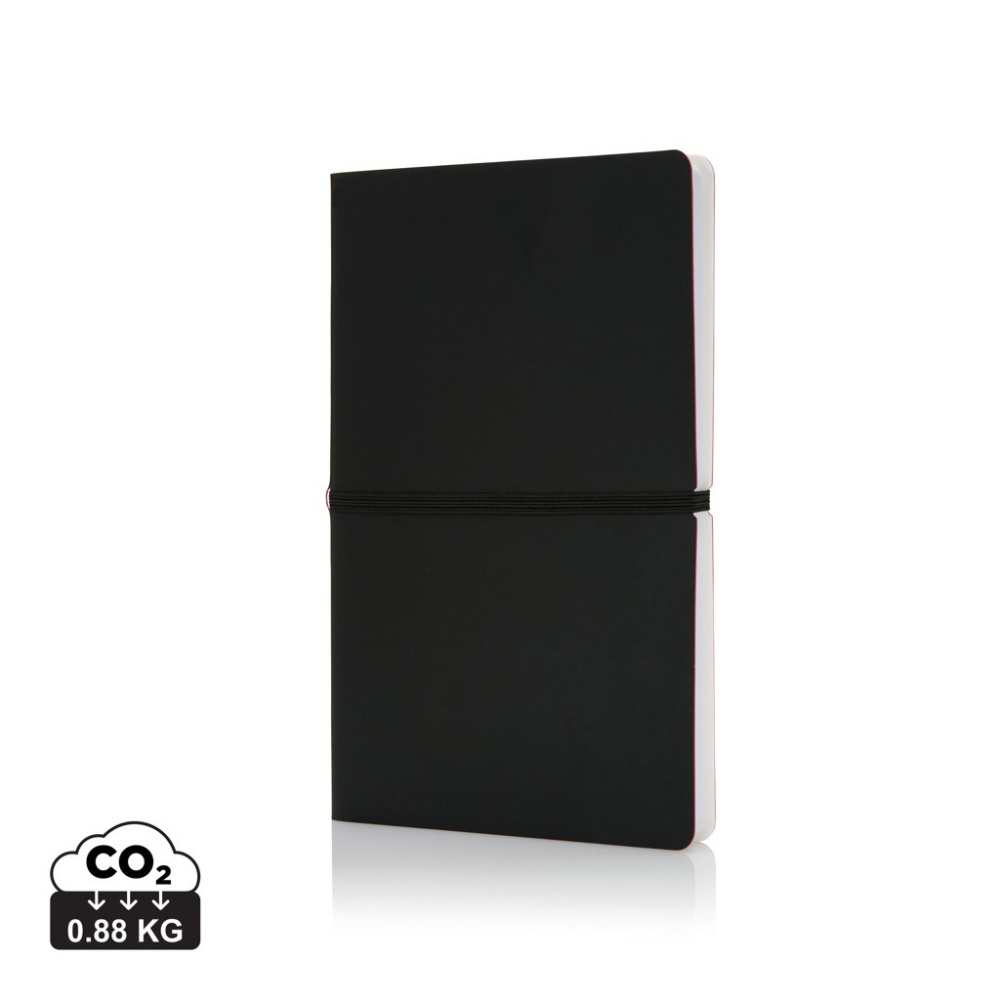 Logo trade business gift photo of: Deluxe softcover A5 notebook
