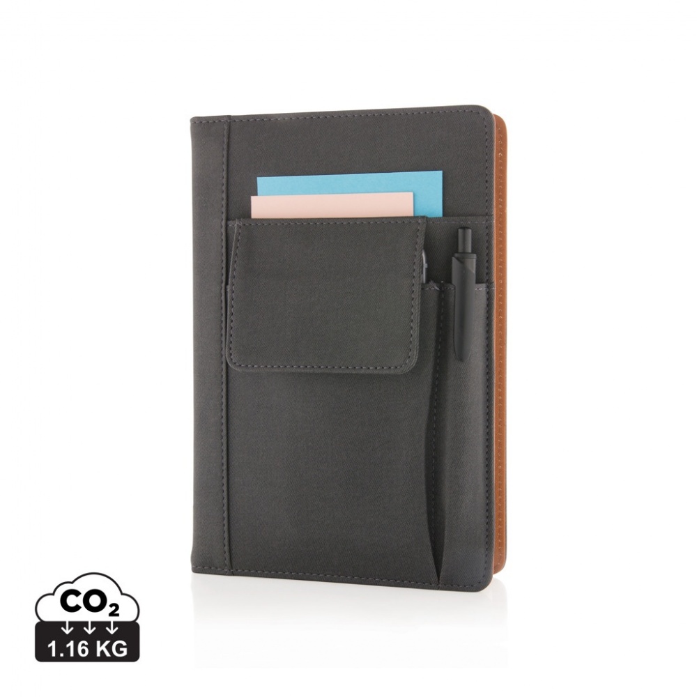 Logotrade promotional items photo of: Notebook with phone pocket