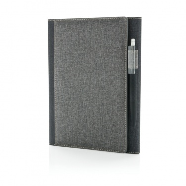 Logo trade promotional giveaways picture of: A5 Deluxe design notebook cover