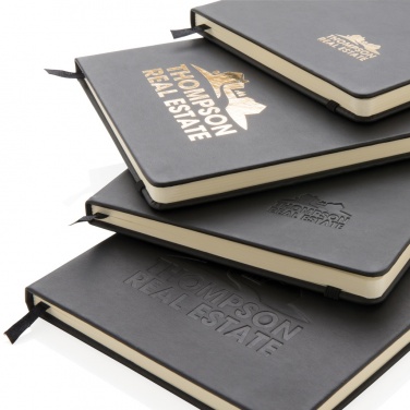 Logo trade promotional items picture of: Standard hardcover PU notebook A5