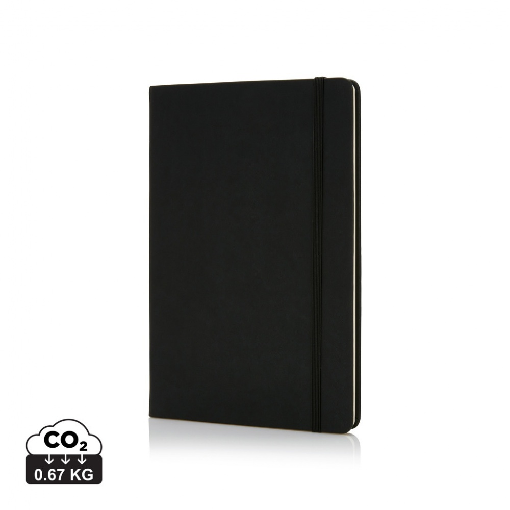 Logotrade corporate gifts photo of: Deluxe hardcover PU A5 notebook