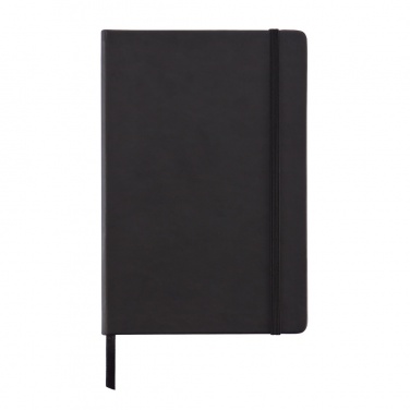 Logo trade advertising product photo of: Deluxe hardcover PU A5 notebook
