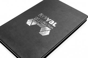 Logo trade promotional item photo of: Deluxe hardcover PU A5 notebook