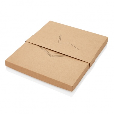 Logotrade promotional merchandise picture of: A5 notebook with bamboo pen including stylus