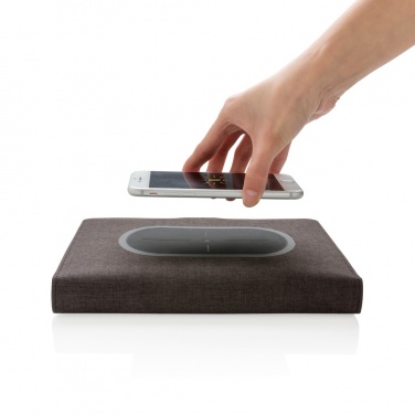 Logo trade promotional products picture of: Air 5W wireless charging notebook cover A5