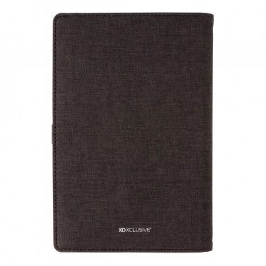 Logo trade corporate gifts image of: Air 5W wireless charging refillable journal cover A5