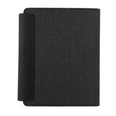 Logotrade promotional item picture of: Fiko wireless charging A5 portfolio with powerbank