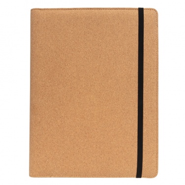 Logotrade promotional gift picture of: Deluxe cork portfolio A4 with pen