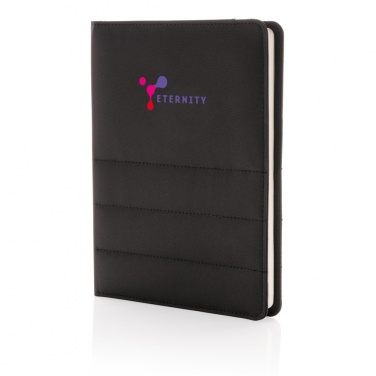 Logo trade corporate gifts image of: Impact AWARE™ RPET A5 notebook