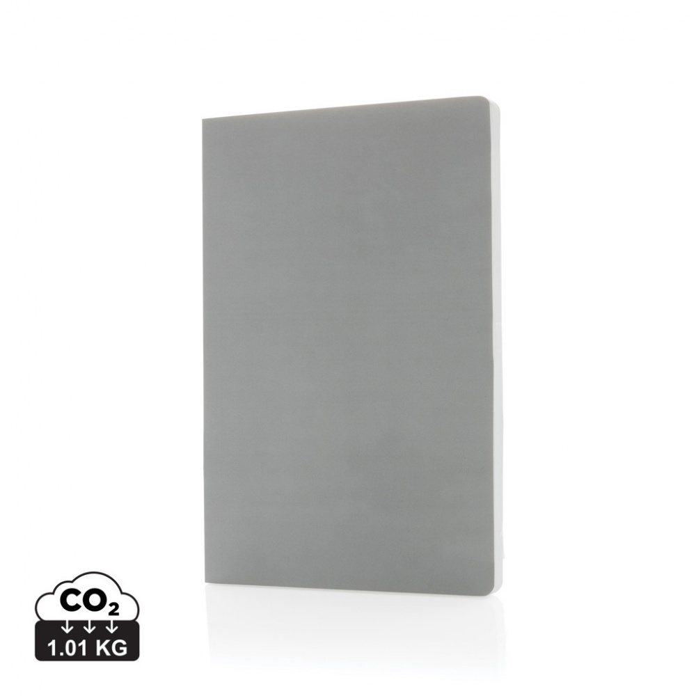 Logotrade promotional product picture of: Impact softcover stone paper notebook A5
