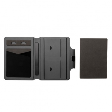 Logo trade promotional merchandise image of: Artic Magnetic 10W wireless charging A5 notebook