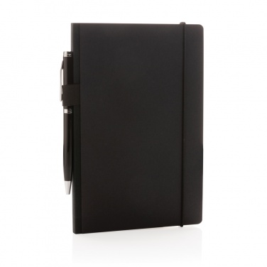 Logotrade promotional item image of: A5 deluxe kraft hardcover notebook
